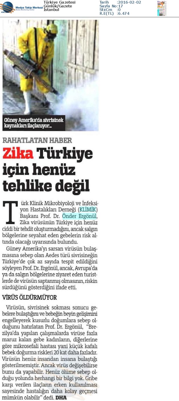 Türkiye_Gazetesi_2_Şubat_2016 (ZİKA_TÜRKİYE_İÇİN_HENÜZ_TEHLİKE_DEĞİL)