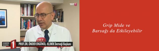 Grip Mide ve Barsağı da Etkileyebilir